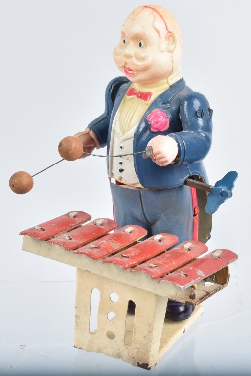 JAPAN Celluloid Windup XYLOPHONE PLAYER (1 of 4)