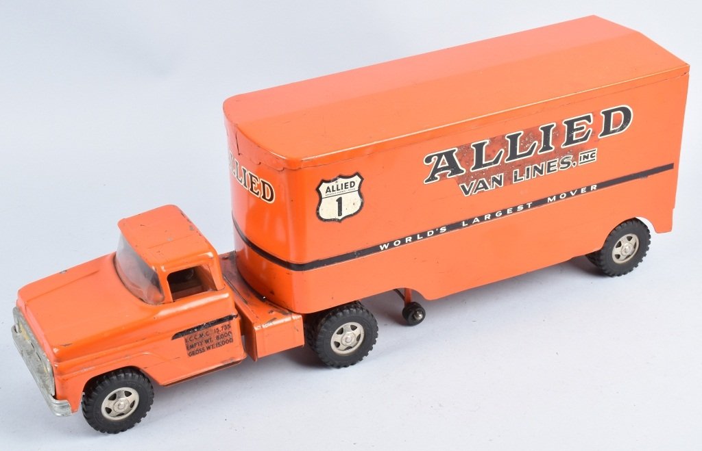 TONKA Pressed Steel ALLIED VAN LINES TRUCK (1 of 4)