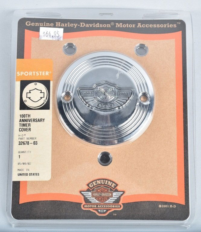 HARLEY DAVIDSON 100th ANNIVERSARY TIMER COVER (1 of 2)