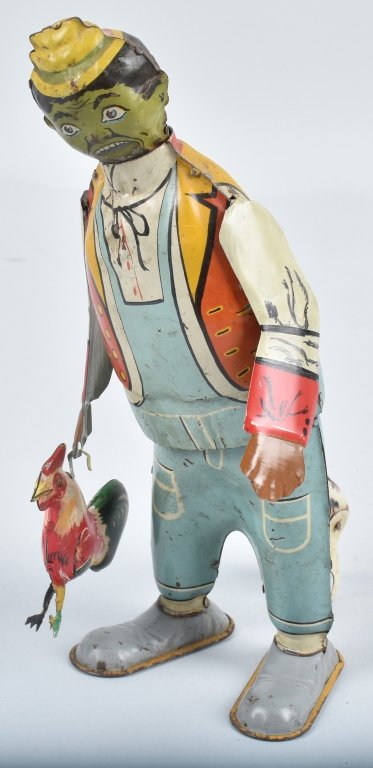 MARX Tin Windup HEY HEY CHICKEN SNATCHER (1 of 5)