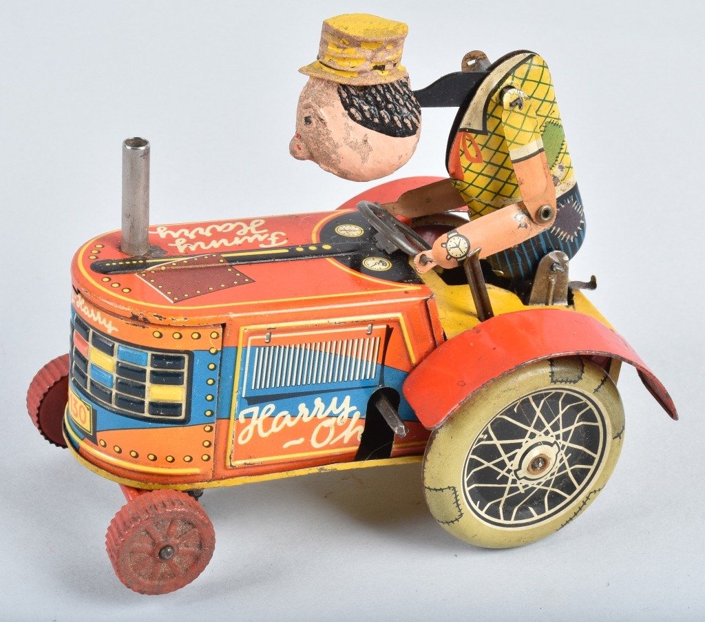 GAMA Tin Windup FUNNT HARRY TRACTOR (1 of 5)