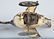 GERMAN Hand Painted Tin Windup LOVE BIRDS - 4