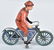 FISHER Tin Windup MOTORCYCLE w/ RIDER - 4