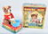 JAPAN Battery Op BUBBLES WASHING BEAR w/ BOX