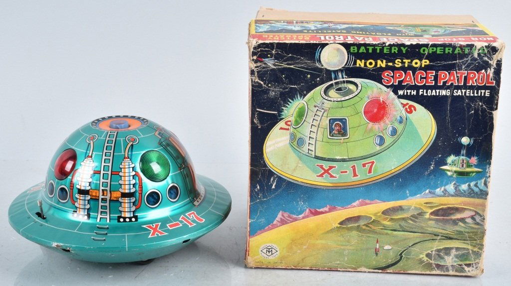 JAPAN Battery Op SPACE PATROL w/ BOX (1 of 6)