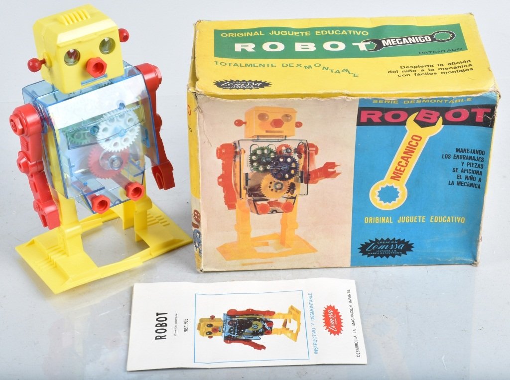 LEMASSA Windup ROBOT MECHANICO w/ BOX (1 of 8)
