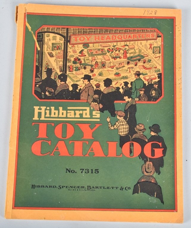 1928 HIBBARDS TOY CATALOGED Buddy L Steelcraft: Excelent toy catalgo from 1928. Includes Buddy L, Steelcraft, Arcade, American Flyer, Sonny, and more. Many important toys in this catalog. Excellent