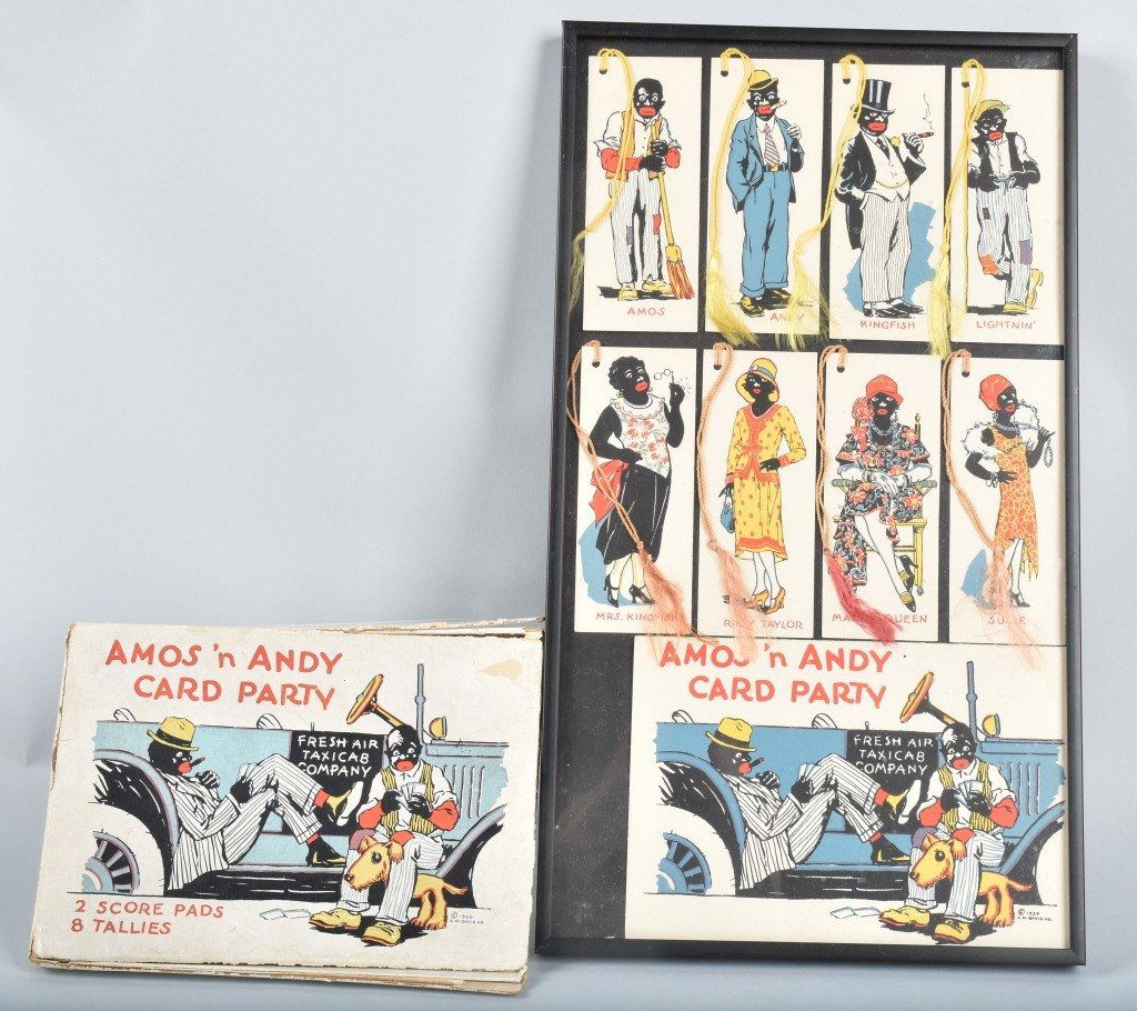 AMOS & ANDY CARD PARTY GAME w/ BOX (1 of 4)