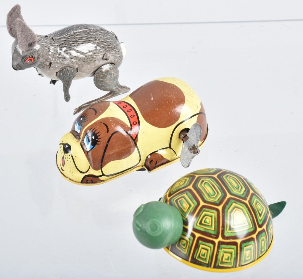 Lot of 3 TIN MECHANICAL ANIMALS (1 of 4)