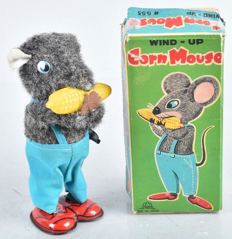 JAPAN Windup CORN MOUSE w/ BOX (1 of 6)