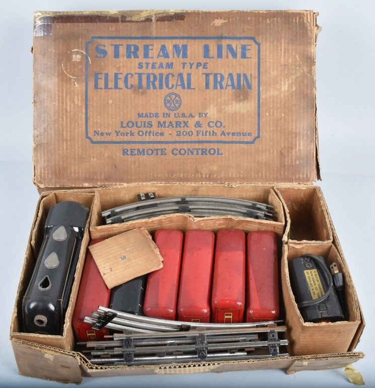 Marx Electric Commodore Vanderbilt Train Set Wbox