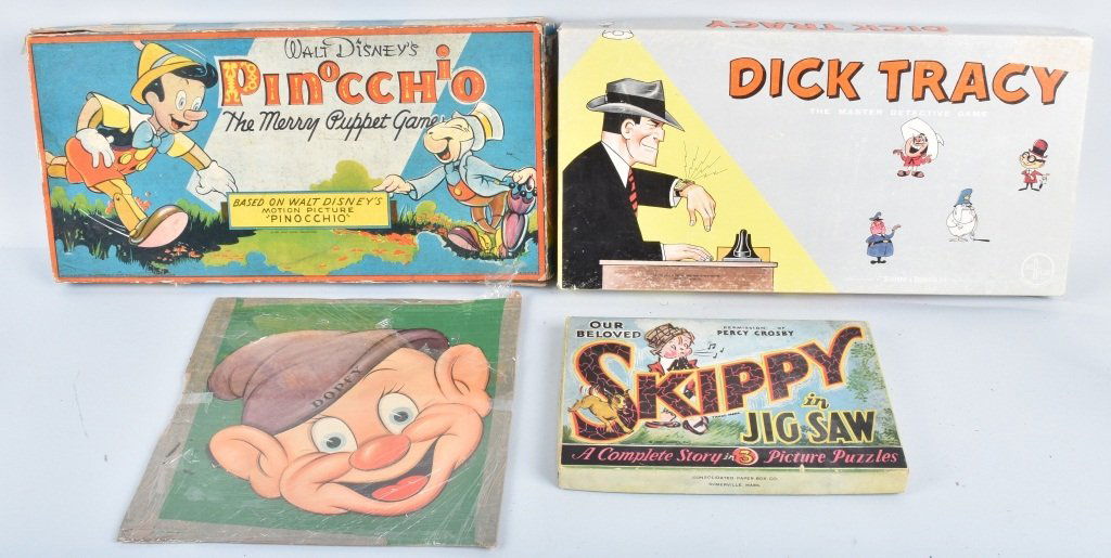 SKIPPY, PINOCCHIO, DICK TRACY, & MORE GAMES (1 of 5)