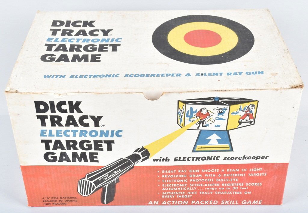 DICK TRACY ELECTRONIC TARGET GAME w/ BOX (1 of 4)