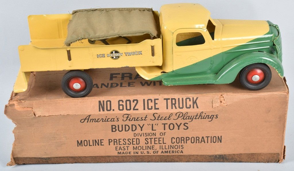 BUDDY L INTERNATIONAL ICE TRUCK w/ BOX (1 of 9)