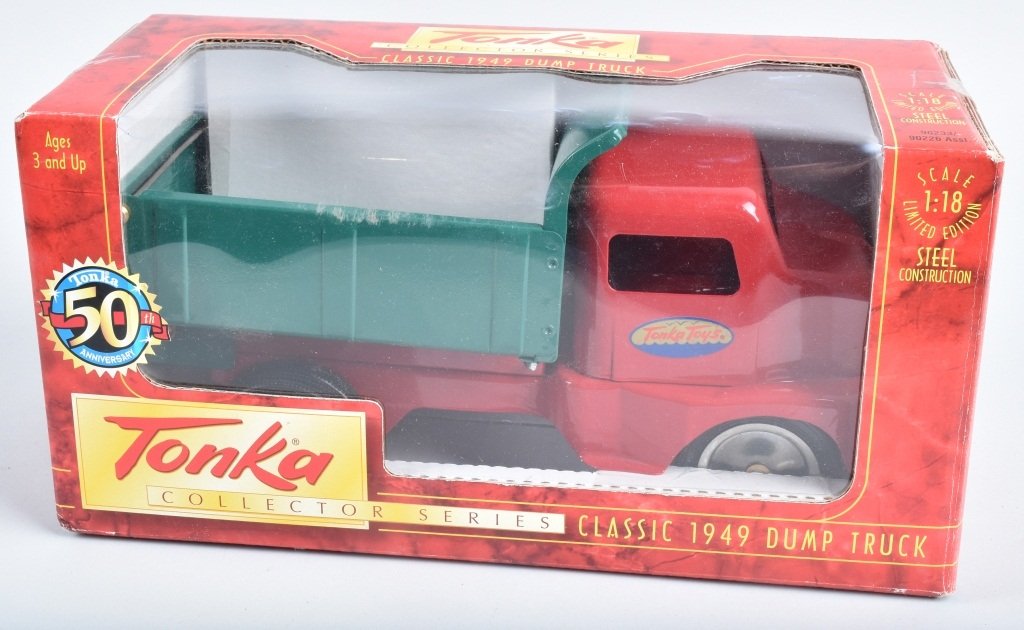 TONKA COLLECTORS SERIES 1949 DUMP TRUCK MIB: Mint sealed in the box. 13" Excellent-Near Mint