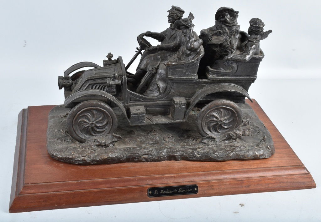 La MACHINE de ROMANCE BRONZE AUTO STATUE (1 of 15)