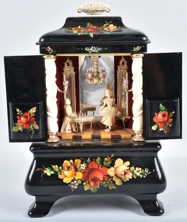 BOUCHER ANIMATED PIANIST & DANCER MUSIC BOX (1 of 9)