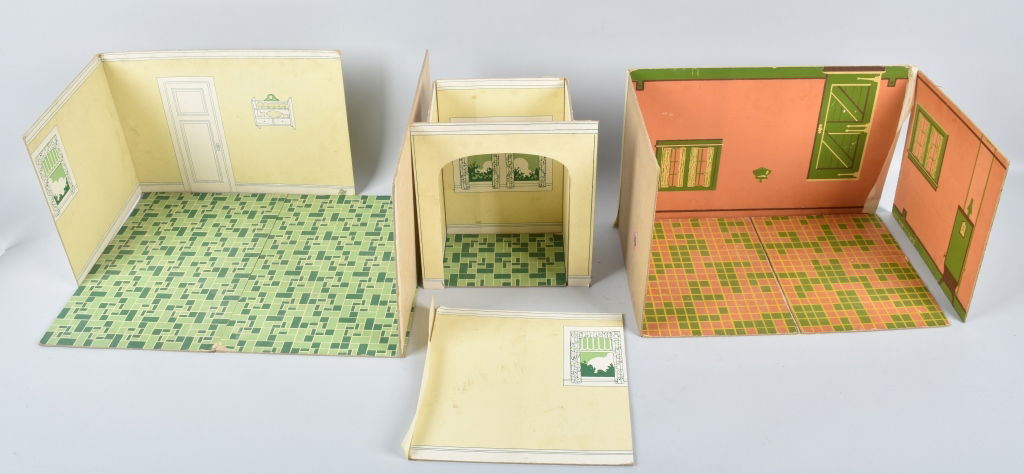 ARCADE 1930'S ORIGINAL DOLL HOUSE (1 of 3)