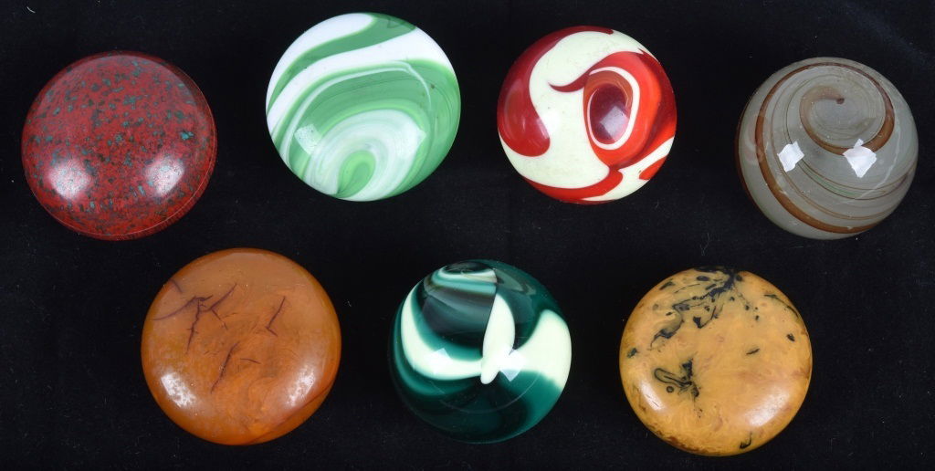 7- GEAR SHIFT KNOBS, GLASS SWIRL and MORE, VINTAGE (1 of 4)