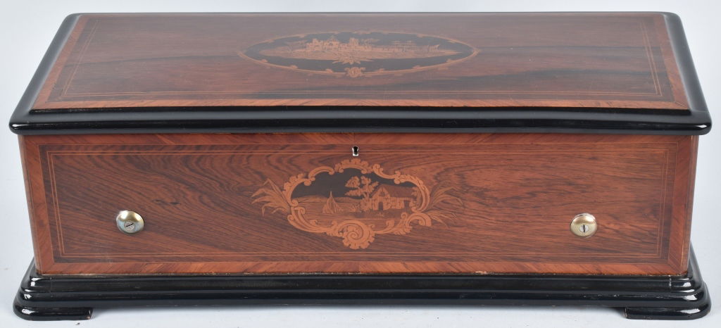 ANTIQUE SWISS MUSIC BOX (1 of 7)