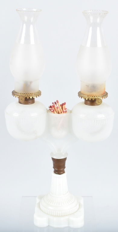 RIPLEY DOUBLE FONT WEDDING STAND LAMP, 1865 (1 of 7)