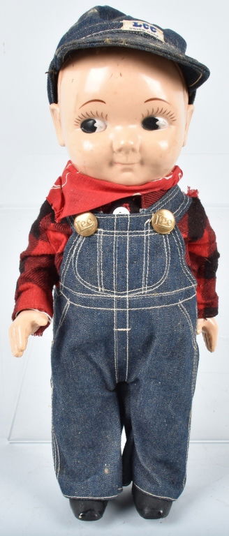 BUDDY LEE HARD PLASTIC DOLL, VINTAGE (1 of 3)