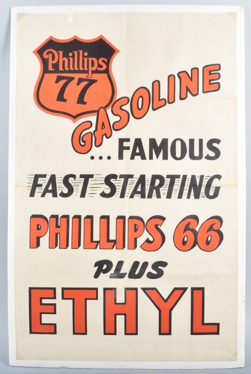 PHILLIPS 66 GASOLINE POSTER (1 of 3)