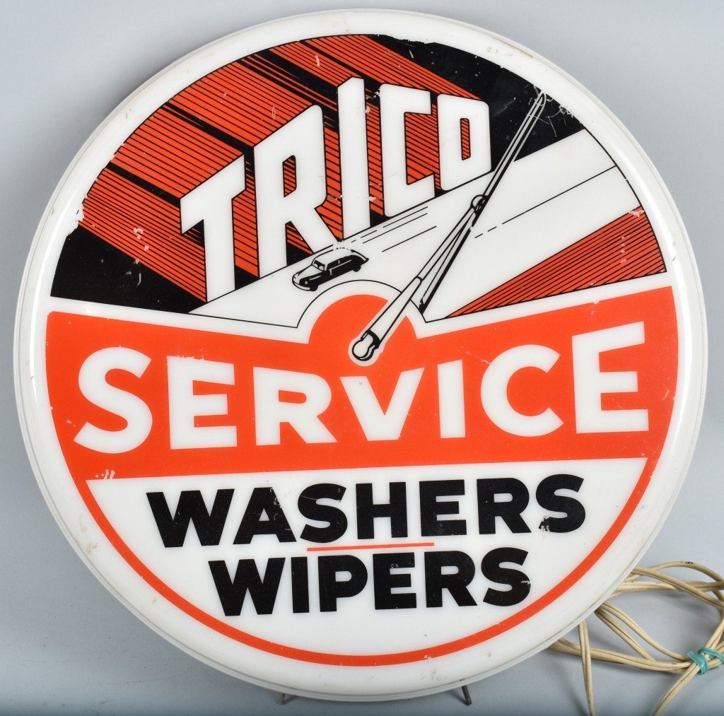 TRICO SERVICE WASHER/WHIPERS LIGHTED SIGN (1 of 2)