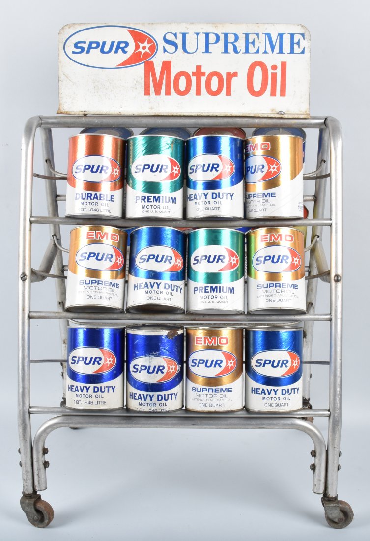 SPUR SUPREME MOTOR OIL DISPLAY RACK (1 of 6)