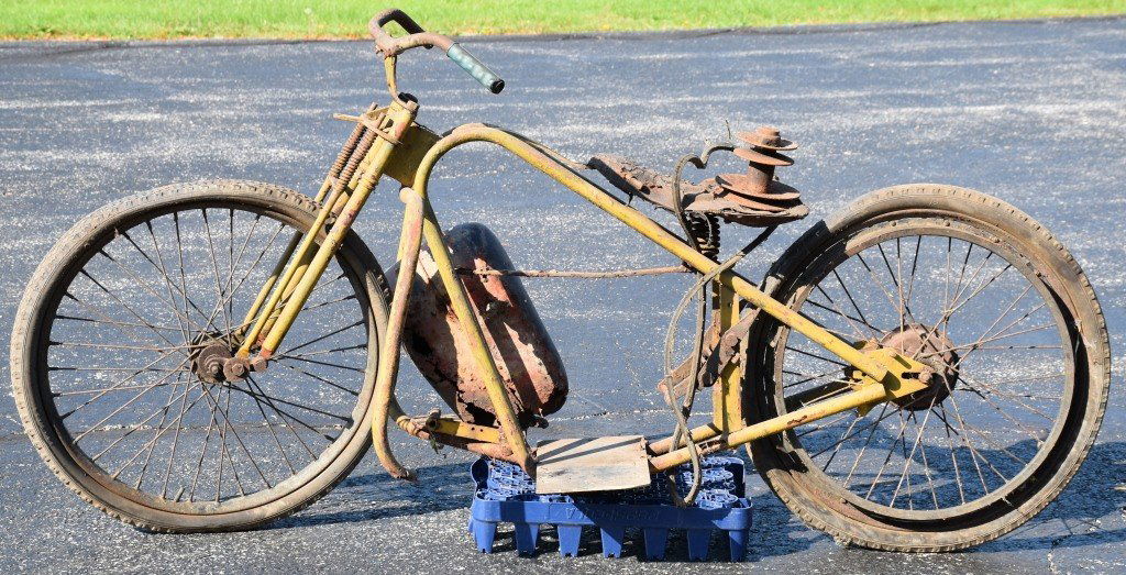 SIMPLEX SERVI CYCLE MOTORCYCLE FRAME & MORE (1 of 8)