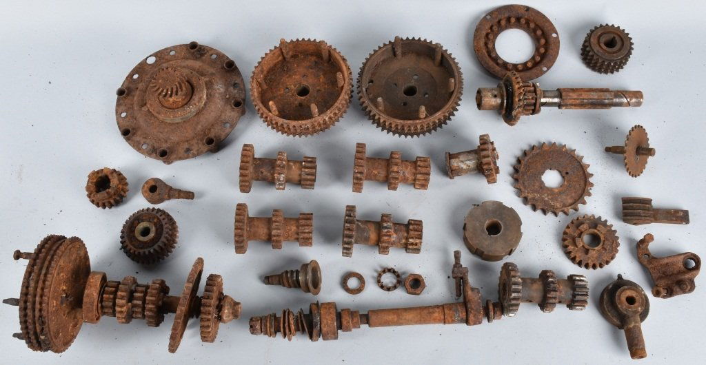 LARGE LOT of EARLY MOTORCYCLE GEARS & MORE (1 of 6)