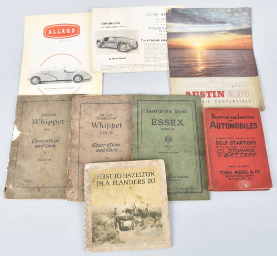 Automobile Literature, Flanders, Essex And More