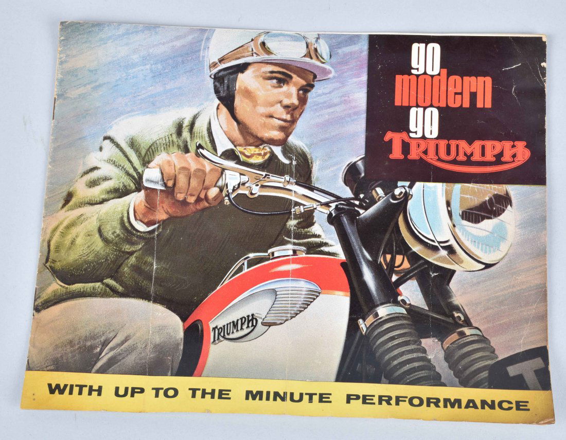 1965 TRIUMPH MOTORCYCLE COLOR CATALOG (1 of 6)