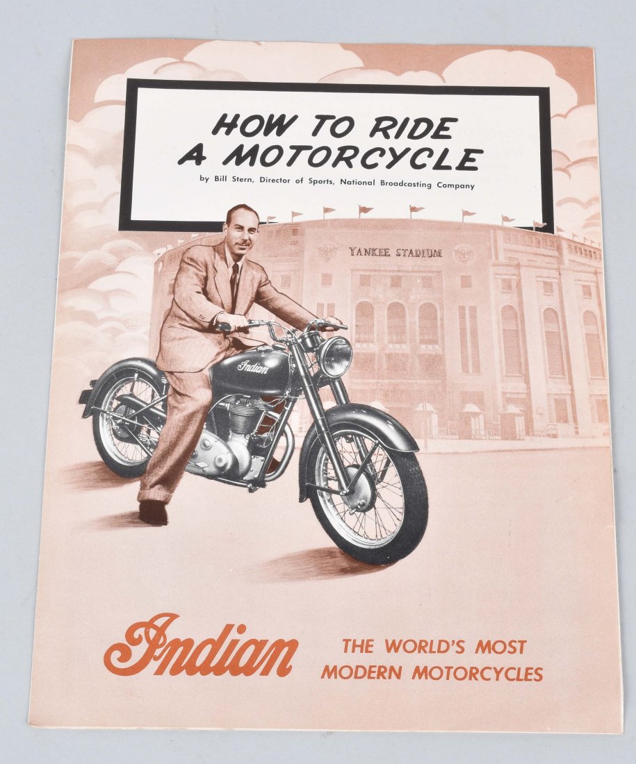 1948 INDIAN MOTORCYCLE BROCHURE, ARROW MODEL (1 of 8)