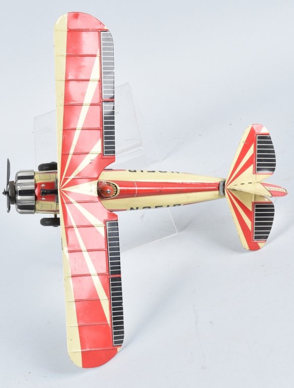 JAPAN Tin Friction EARLY FIGHTER AIRPLANE (1 of 4)