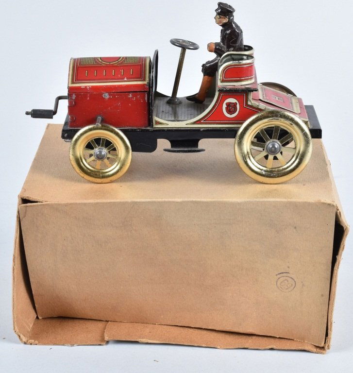 HESS Tin Windup HESSMOBIL OPEN CAR w/ BOX (1 of 9)