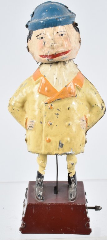 GUNTHERMANN Painted Tin Windup GENTLEMAN (1 of 6)