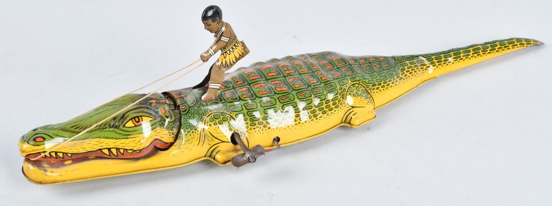 CHEIN Tin Windup NATIVE ON ALLIGATOR (1 of 6)
