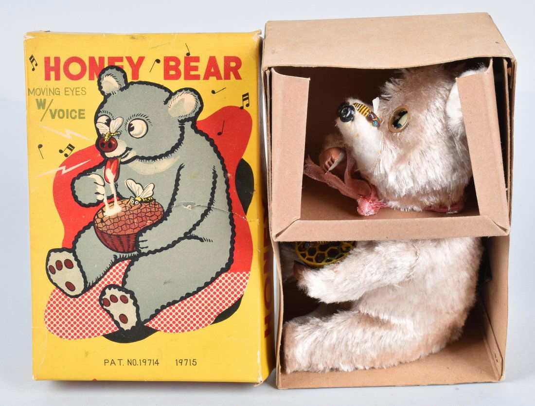 JAPAN Windup HONEY BEAR w/ BOX (1 of 8)