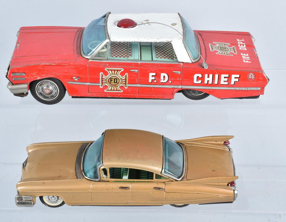 2-JAPAN LARGE TIN FRICTION CARS (1 of 7)