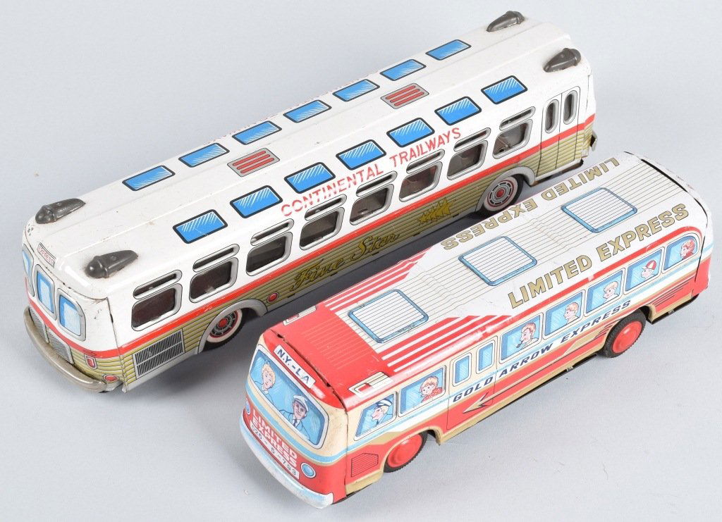 2-JAPAN TIN TOY BUSES (1 of 9)