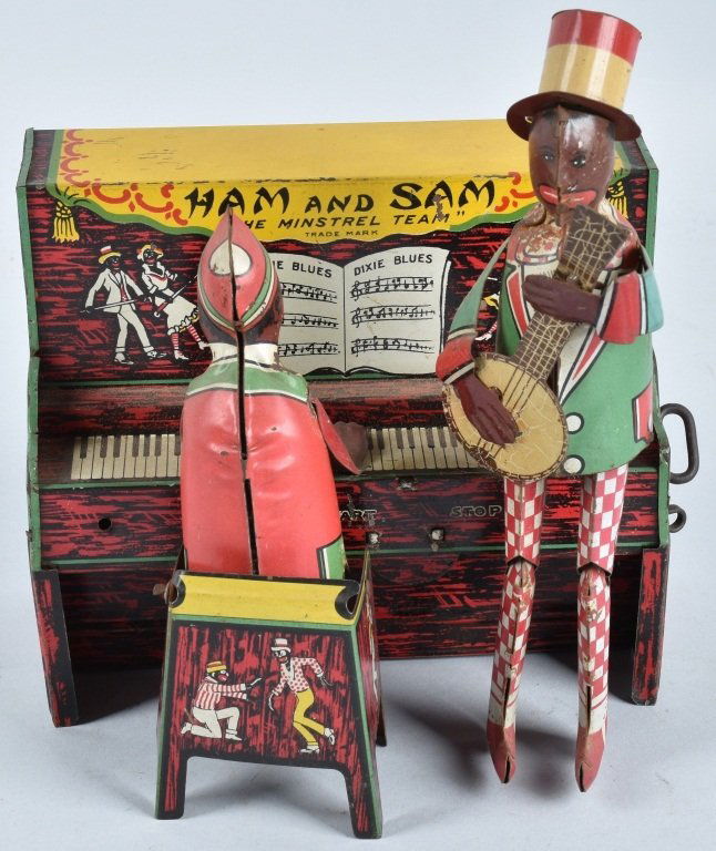 STRAUSS TIN WINDUP HAM and SAM BAND (1 of 4)