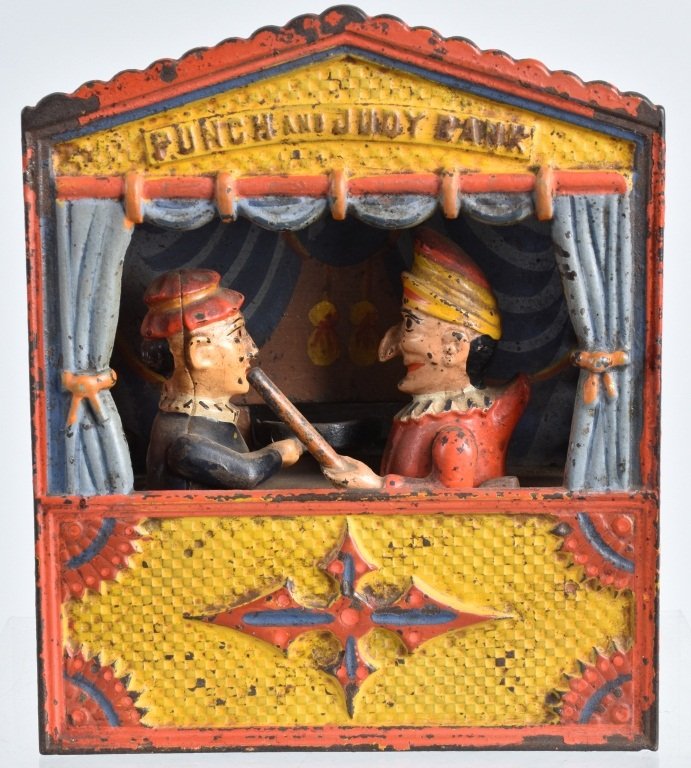 PUNCH AND JUDY MECHANICAL BANK (1 of 6)