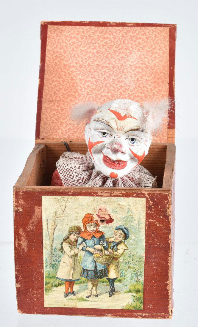 Early Composition CLOWN IN BOX (1 of 5)