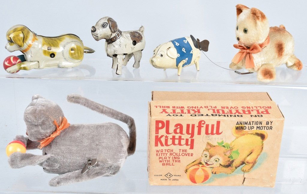 5-JAPAN TIN WINDUP ANIMALS (1 of 4)