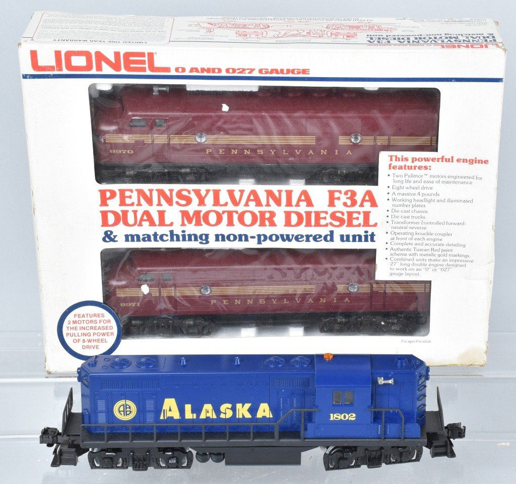 3-LIONEL DIESEL ENGINES, 2 BOXED (1 of 3)