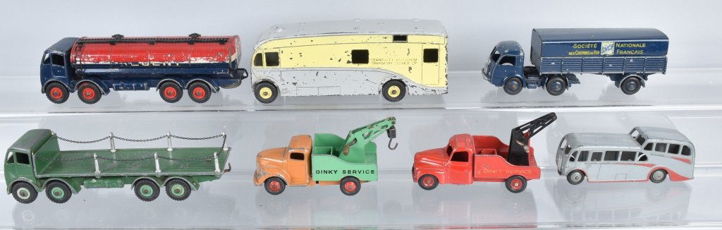 7 ENGLISH & FRENCH ISSUE DINKY TRUCKS (1 of 3)