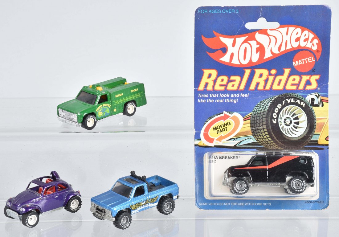 4 HOT WHEELS REAL RIDERS 1 CARDED BAJA BREAKER (1 of 3)