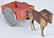 1900 CONVERSE GREENS FARM BARN, WAGON, & ANIMALS - 4