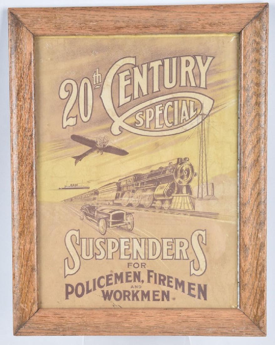 20th CENTURY SEPECIAL SUSPENDERS SIGN (1 of 5)